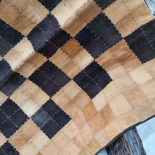 Decorative leather pillowcases new, 60×60 cm
