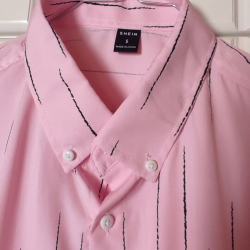 Shirt Shein pink short-sleeve size S like new