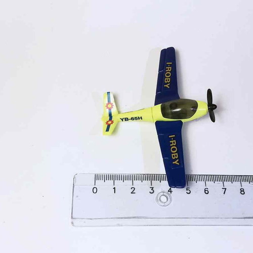 Plastic toy figure miniature kinder airplane used