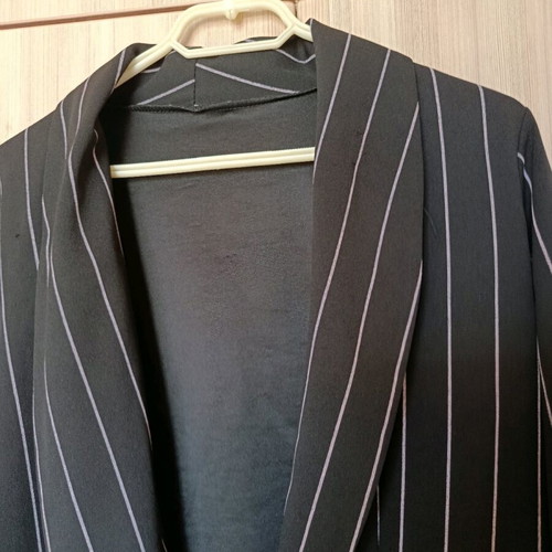 Black and white jacket used, Made in Italy, One Size