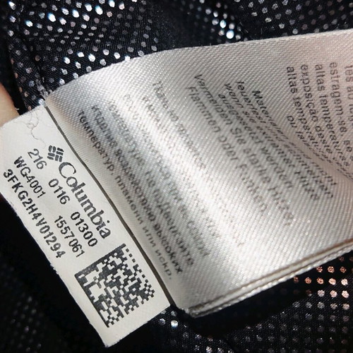 Columbia jacket like new with fleece hood and waterproof protection