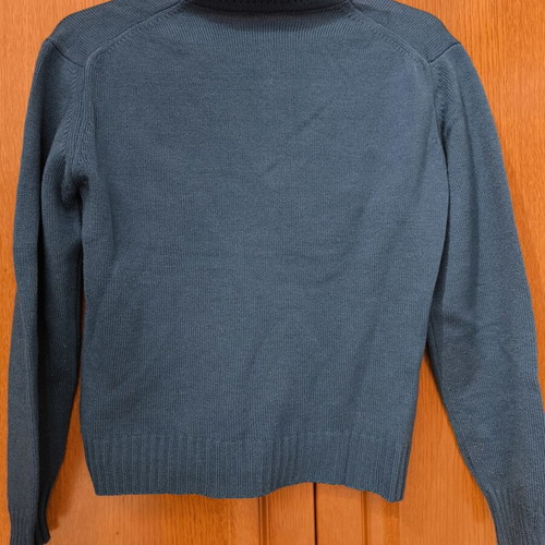 Children's blue V-neck sweater like new, size 12-14 years