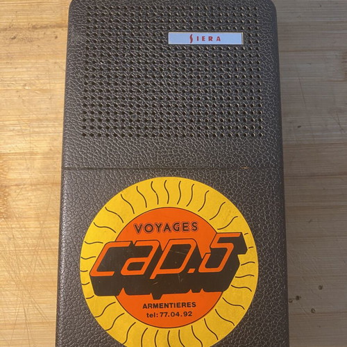 Siera Vintage Portable Cassette Recorder used with Case