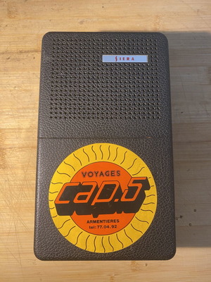 Siera Vintage Portable Cassette Recorder used with Case