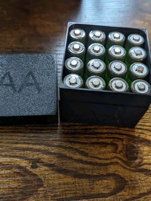 AA battery storage box new
