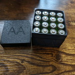 AA battery storage box new