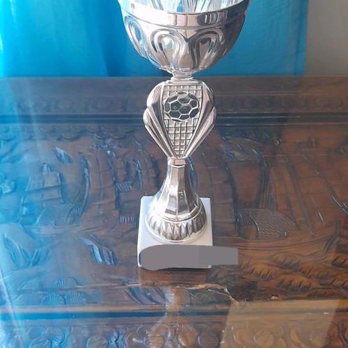Cup used, approximately 23cm height
