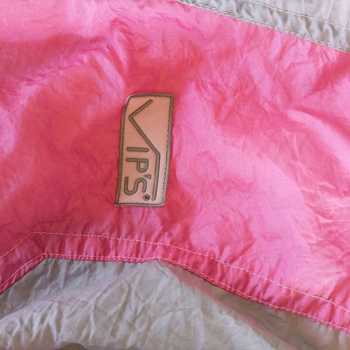Vintage jacket used, pink-gray, size small