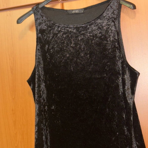 Anel black evening top like new, size S