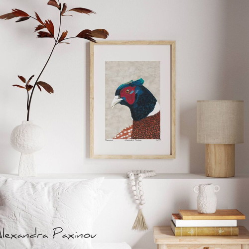 Pheasant Limited Edition Print New, Numbered A3