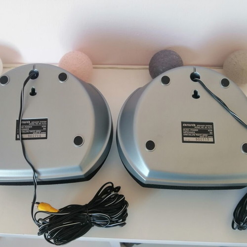 Aiwa SX-R275YST surround speakers pair, new old stock