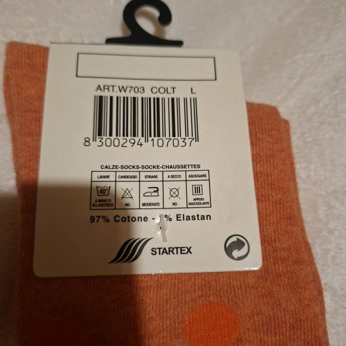 Socks below the knee new multicolored unused