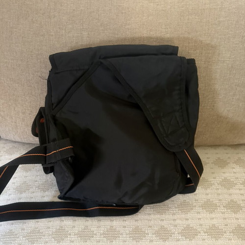 Camel Active crossbody bag used, A4 size, black