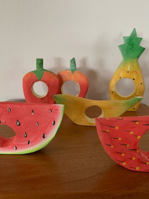 Δαχτυλίδια για πετσέτες φαγητού σαν καινούργια, πακέτο έξι ξύλινα χειροποίητα