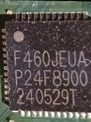 HC32f460JEUA microcontroller used, 200MHz, 48 pin, 512KB flash