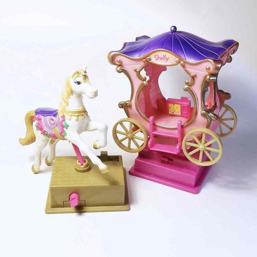 Barbie Shelly Fun Rides carriage used, broken