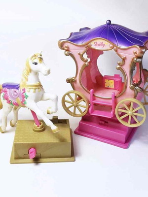 Barbie Shelly Fun Rides carriage used, broken