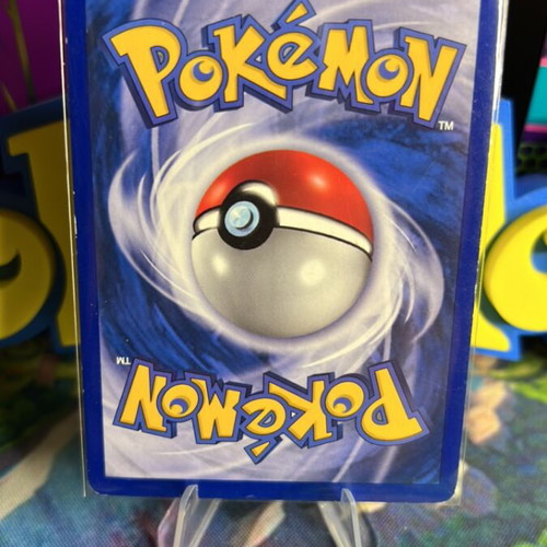 Mr. Mime Aquapolis Pokemon card, vintage NM back, EX front dent