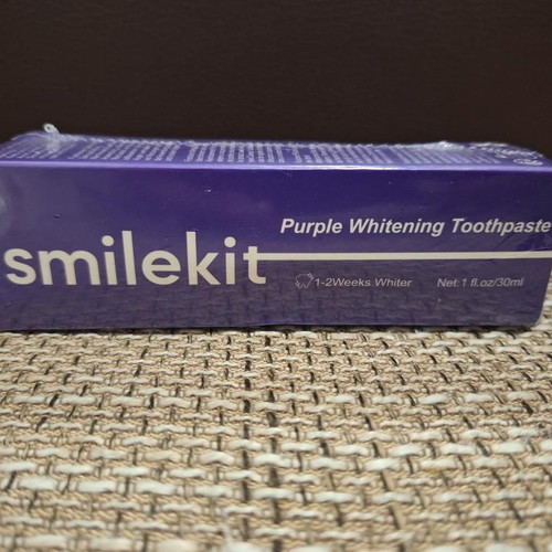 Purple Whitening Toothpaste Smilekit new, portable travel size