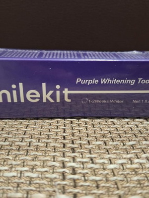 Purple Whitening Toothpaste Smilekit new, portable travel size