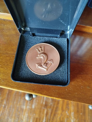 Αναμνηστικό Μετάλλιο Ναυτική Εβδομάδα '98 χαλκίνιο καινούργιο