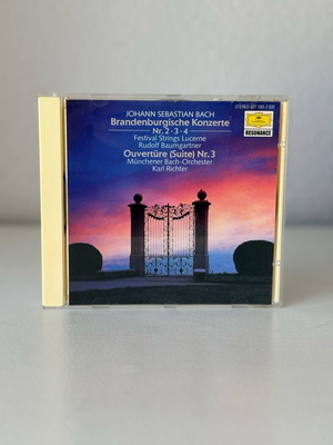 J.S. Bach Brandenburgische Konzerte Nos. 2, 3, 4 CD σαν καινούργιο, κλασική