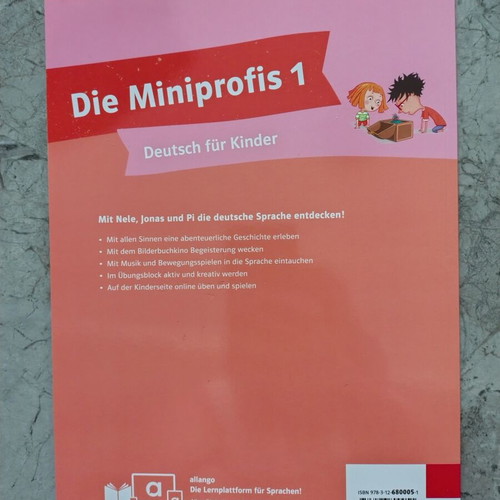 Die Miniprofis 1 German coursebook new for children