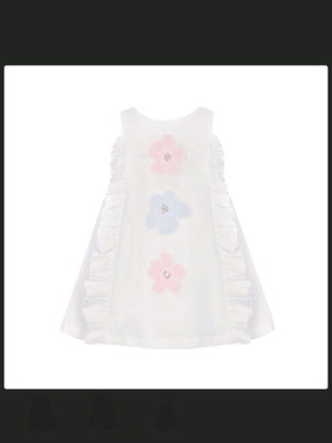 Balloon Chic dress 10 years white like new