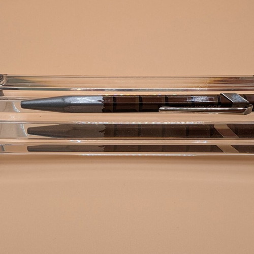 Caran D' Ache 849 Totally Swiss Chocolate ballpoint pen used