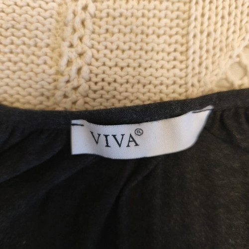Viva plus size blouse like new, anthracite color