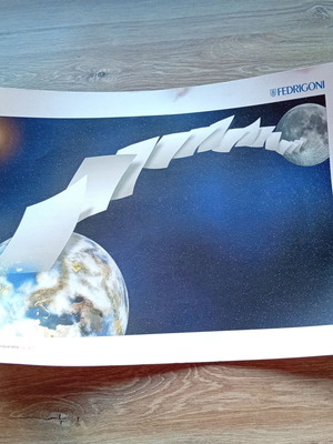 Artistic print on Fedrigoni acquerello paper 48x34 cm new