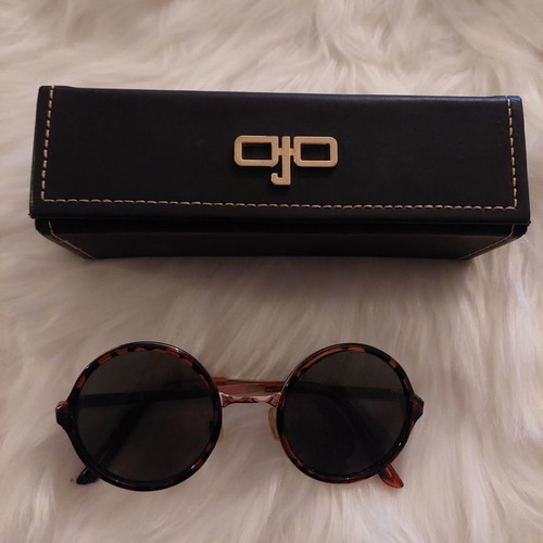 Ojo women's sunglasses used, tortoise frame, lightly worn