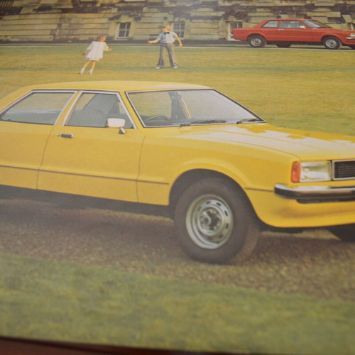 Ford Cortina front page vintage advertising brochure used