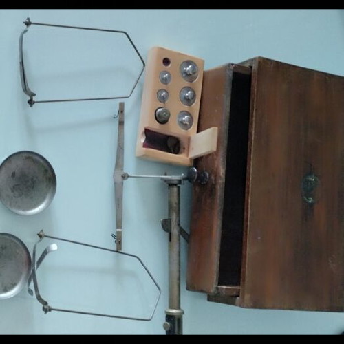 Vintage precision scale used for goldsmiths and pharmacists