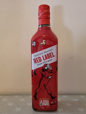 Johnnie Walker Red Label Limited Edition La Casa De Papel new