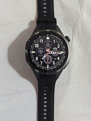 Huawei GT5 Pro smartwatch with titanium case and sapphire glass
