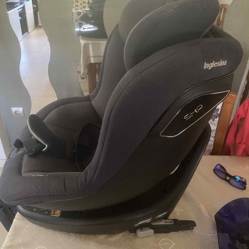Inglesina Keplero 360 i-Size 0-18 kg car seat used with Isofix, grey