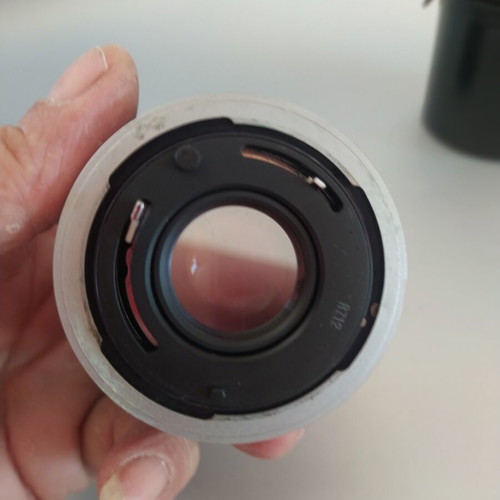 Canon FD 50mm F1.8 SC lens used with pico glass1A filter and case