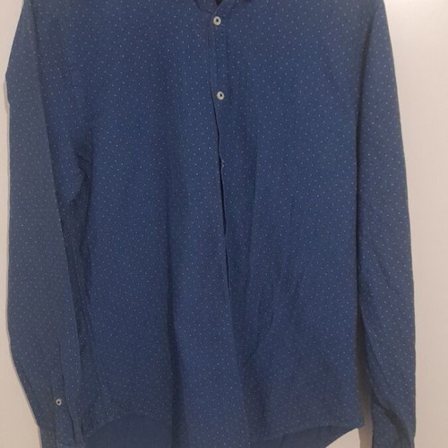 Zara shirt blue size Large like new