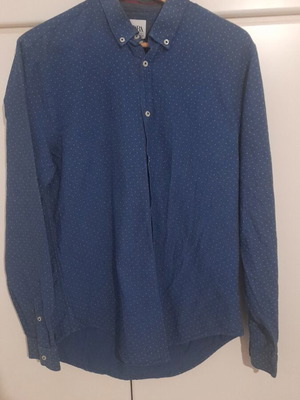 Zara shirt blue size Large like new
