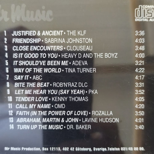 Mr Music Hits 1992 CD συλλογή, 156 τραγούδια, pop dance euro house soft rock