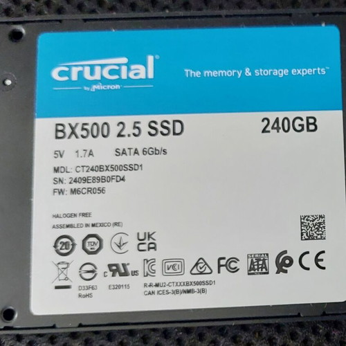 Crucial BX SSD 2.5" 240GB