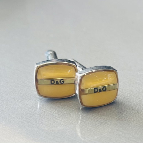 D&G cufflinks genuine Dolce Gabanna
