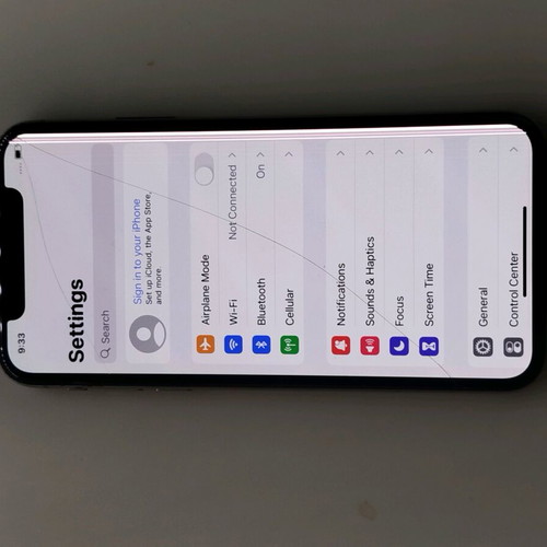 iPhone X used for parts or use, jailbroken, with charging cable