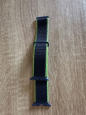Λουράκι Sport Loop νάιλον για Apple Watch σαν καινούργιο, γκρι και λαχανί