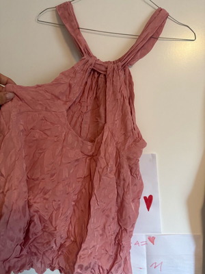 Zara top ροζ με ωραίο halterneck σαν καινούργιο, μέγεθος L