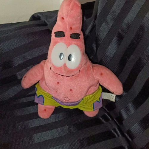 Patrick Star plush used, 9 cm height