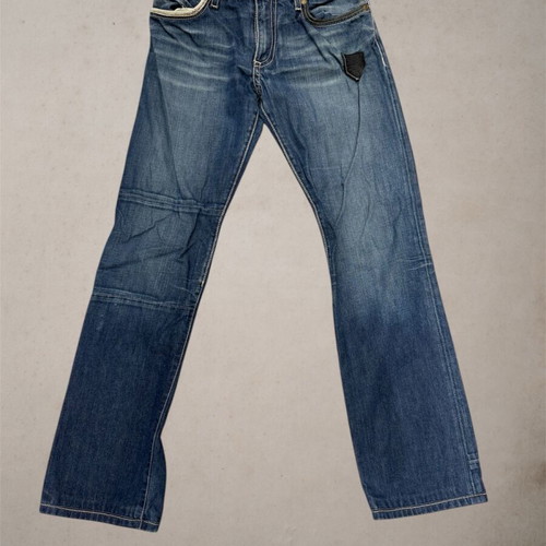 Robin’s Jeans denim pants used, handmade, blue