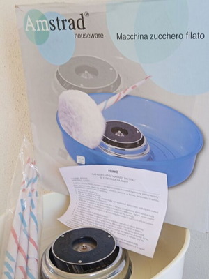 Electric Cotton Candy Maker Amstrad new with Greek instructions