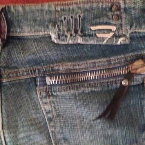 Diesel jeans No 25, straight fit, blue, size XS